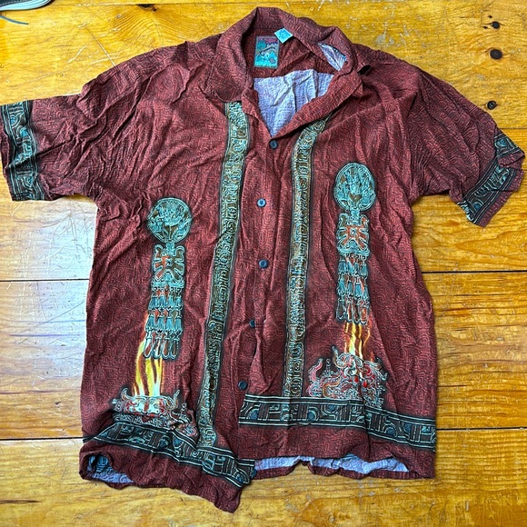 Pineapple Connection Other - Tiki print shirt